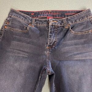 Liverpool Sadie straight jeans. Size 6 petite. Blue. Women’s or juniors.